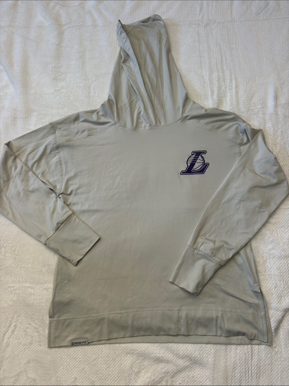 Women’s Los Angeles Lakers Gray Hooded Pullover Size Small